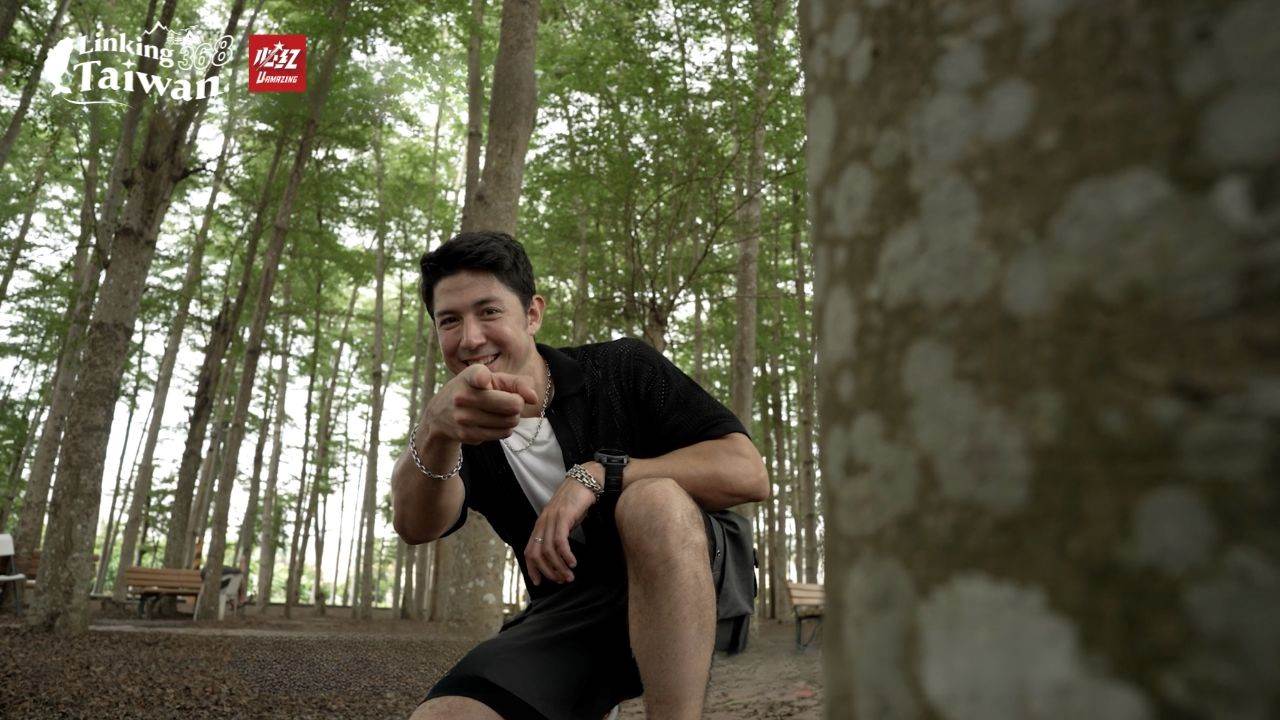 這座森林公園原是善化糖廠苗圃,由社區接手種下三百多棵小葉欖仁,如今成了涼爽安靜的散步地,有「小溪頭」或「小阿里山」之稱。(圖/《Linking 368 Taiwan恁去台灣》提供)