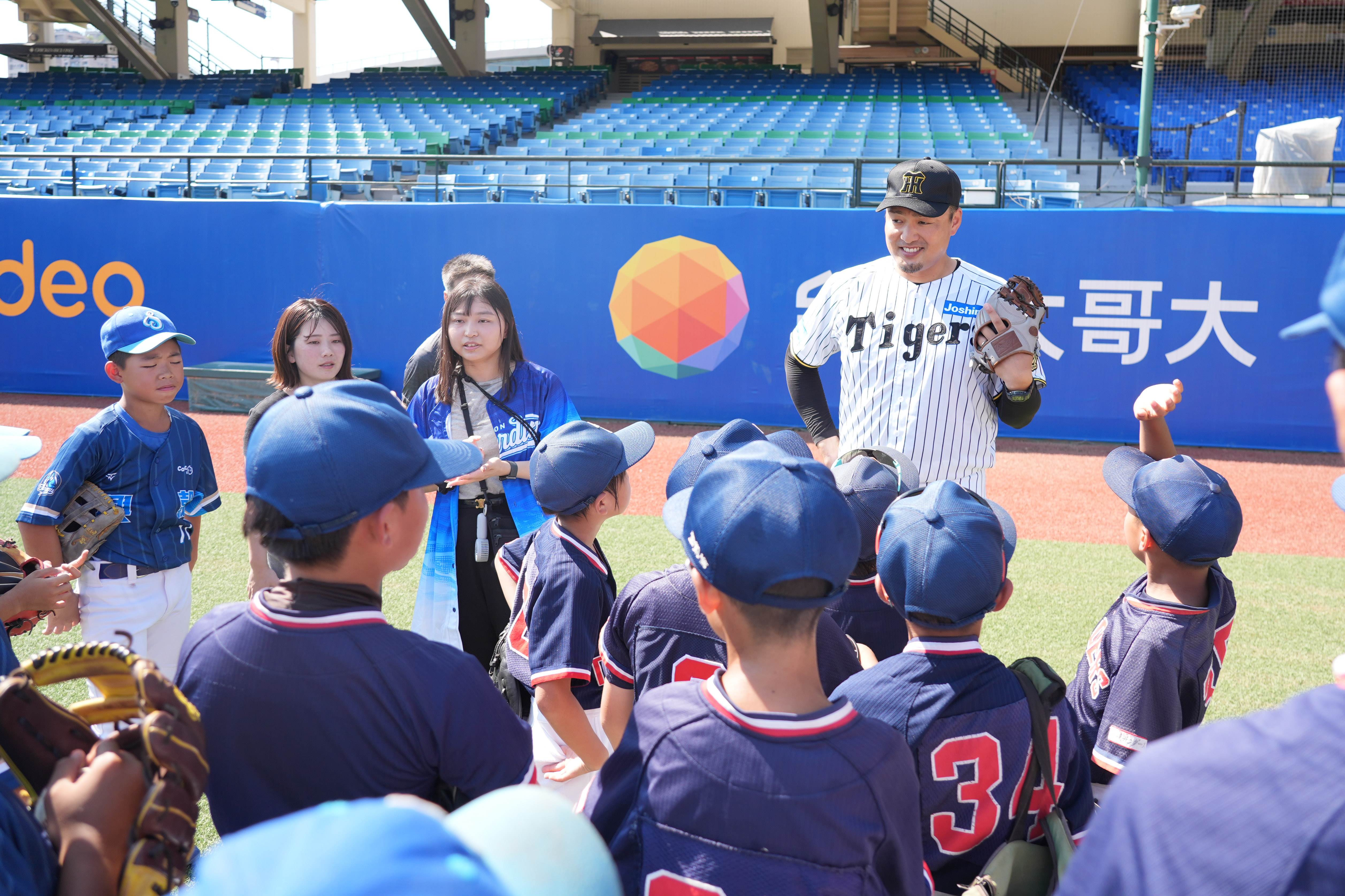 秋山拓巳指導棒球教室