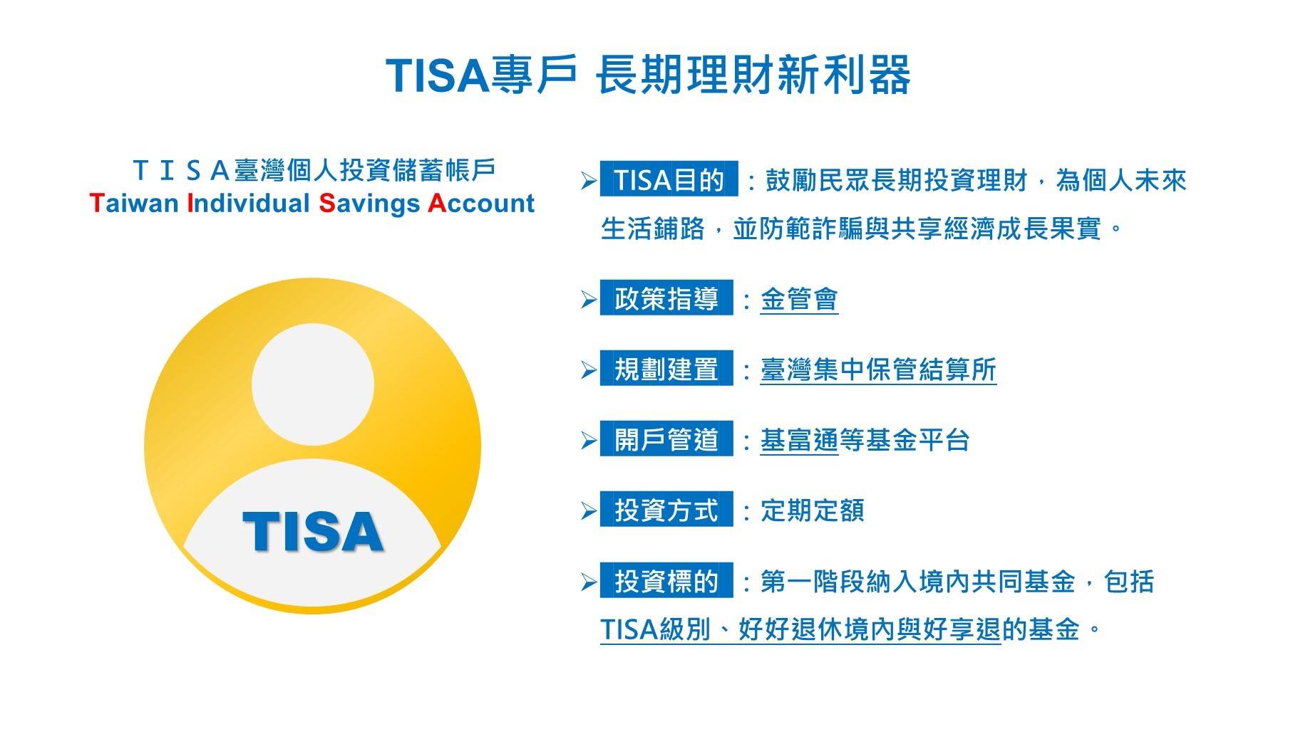 TISA希望鼓勵國人及早儲蓄與穩健投資，為未來生活做好準備。（圖／基富通）