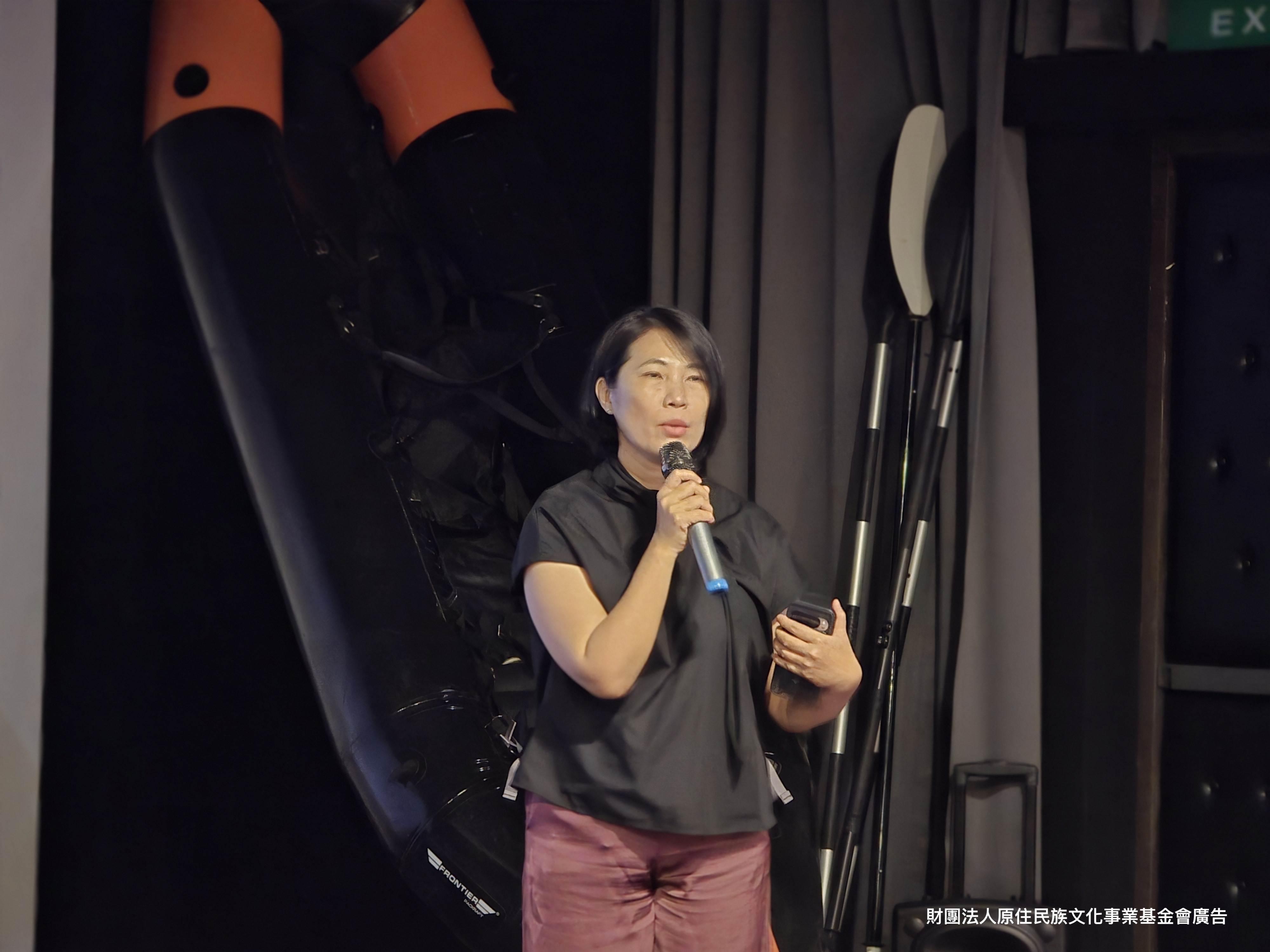 圖3-薛常慧導演表示雖然自己是旱鴨子，卻因拍攝而逐步走入河川與海洋世界。_0