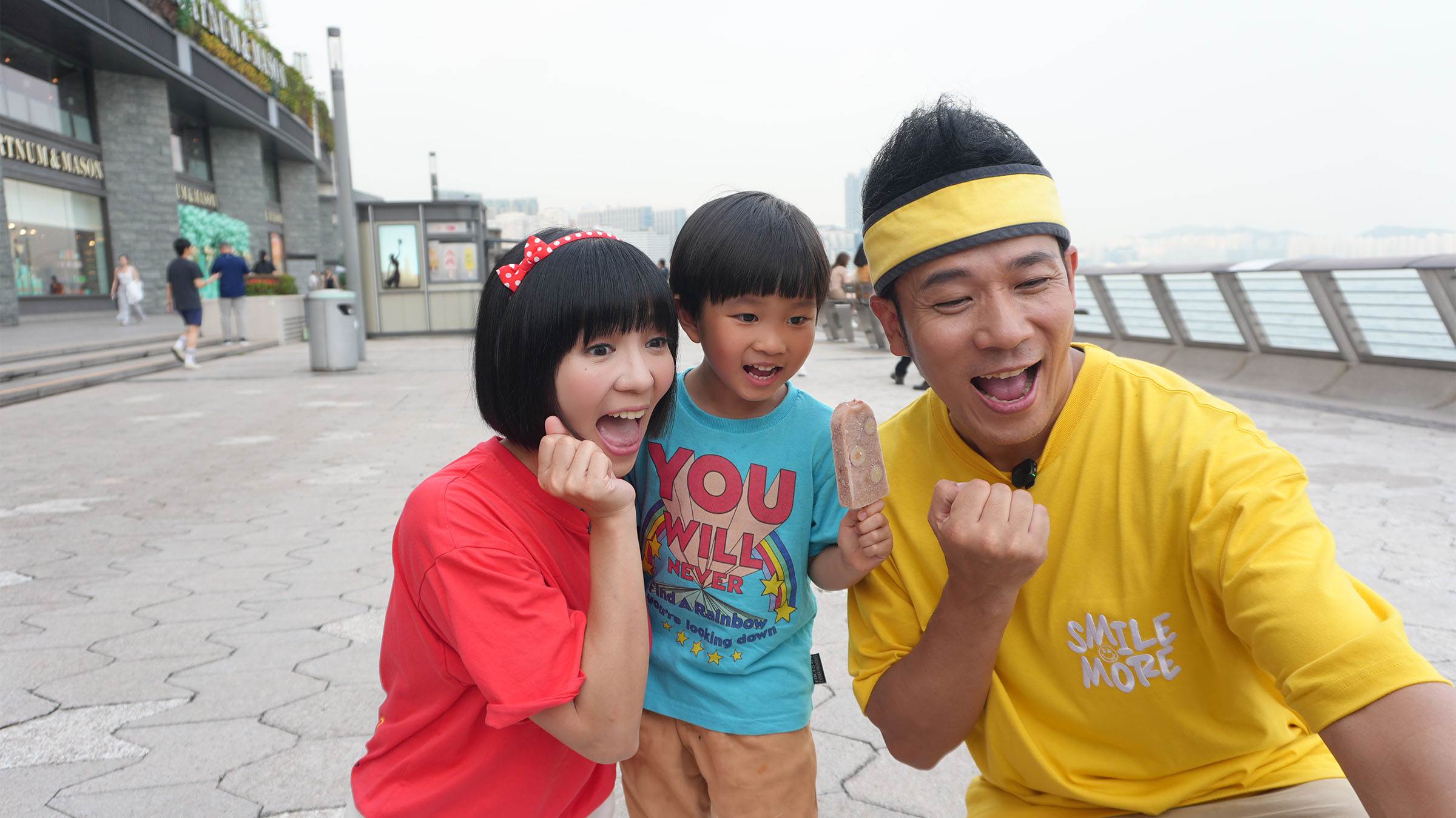 親子旅行笑聲連連，香蕉哥哥「童音減齡」的玩笑話成全場亮點。（圖／業者提供）