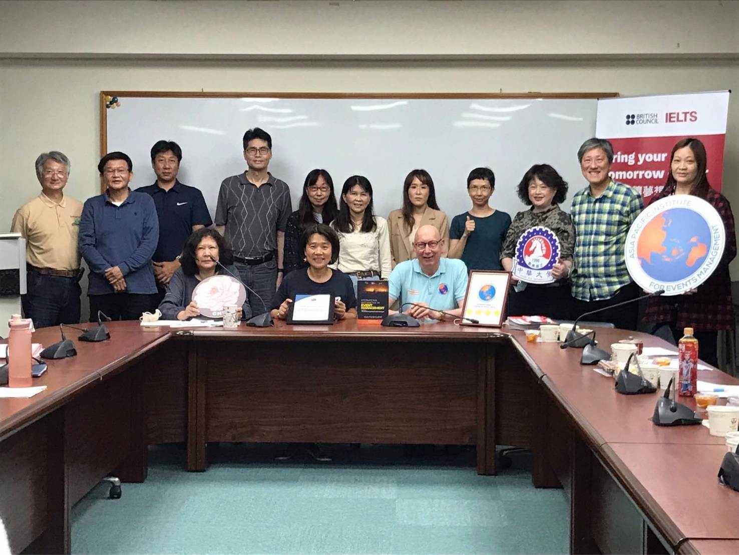 觀光學院結合會展課程與EMI實務教學，通過APIEM國際五星級認證，培育具備全球競爭力的會展人才。（圖／中華大學提供）