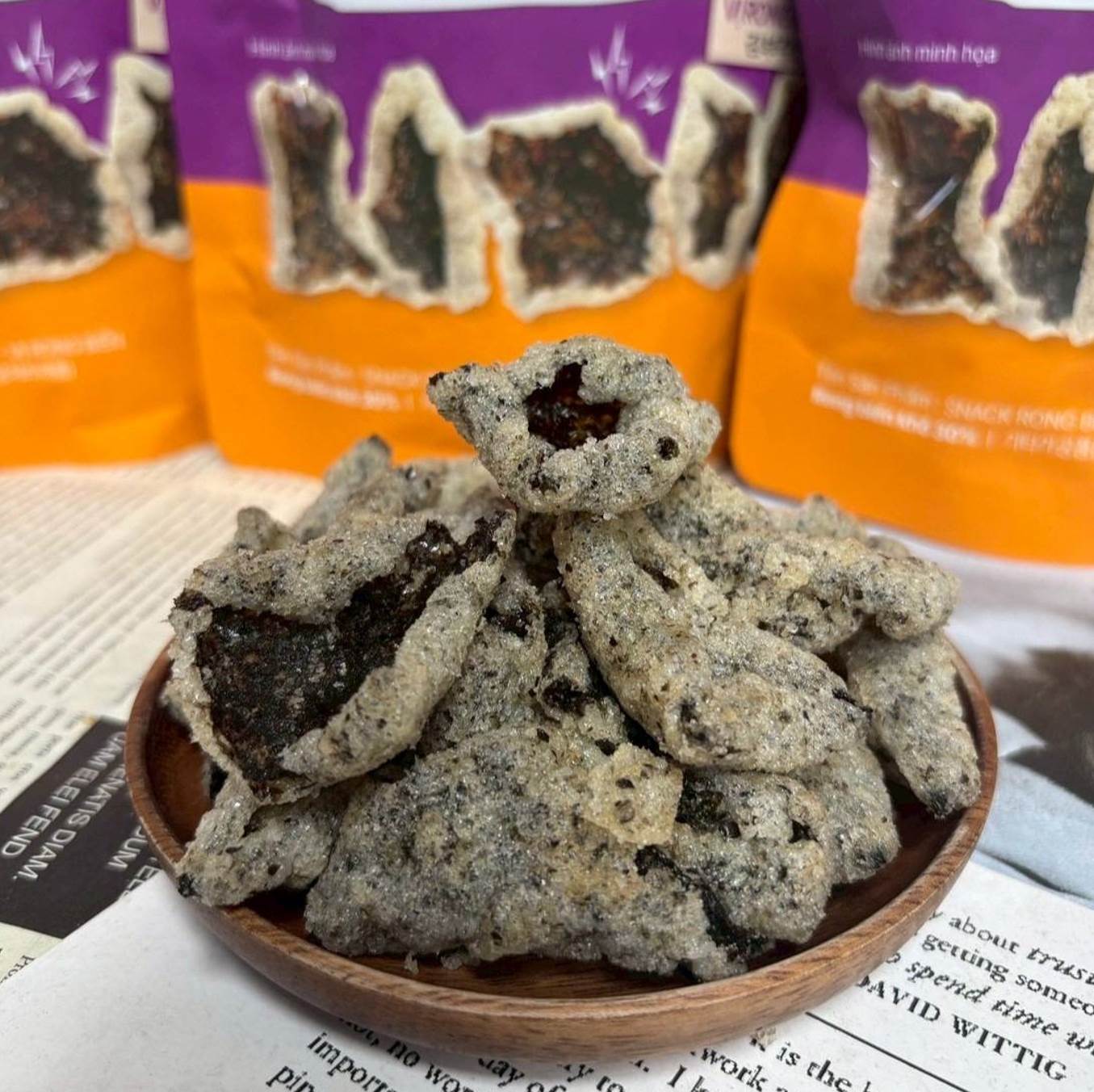 嗨咔Hi!Kaz嚴選高品質海苔與植物性原料，素食者也能安心享用。（圖／業者提供）