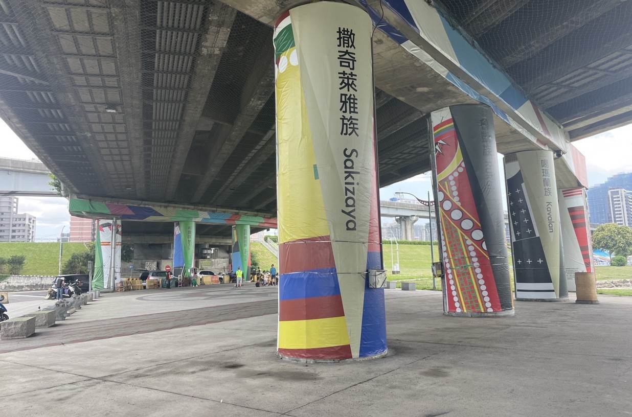 中山橋原住民族主題園區中秋節臨時開烤肉野炊區