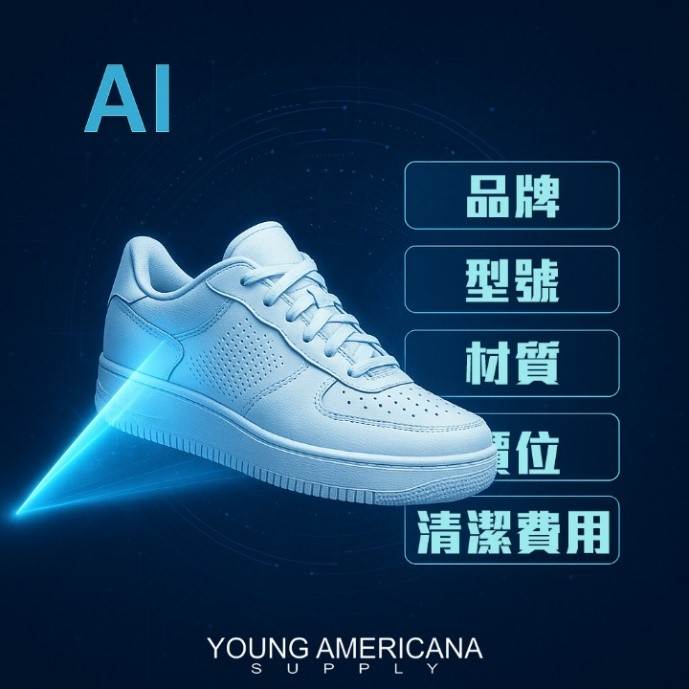 YAS開發中的AI鞋款辨識報價系統概念圖