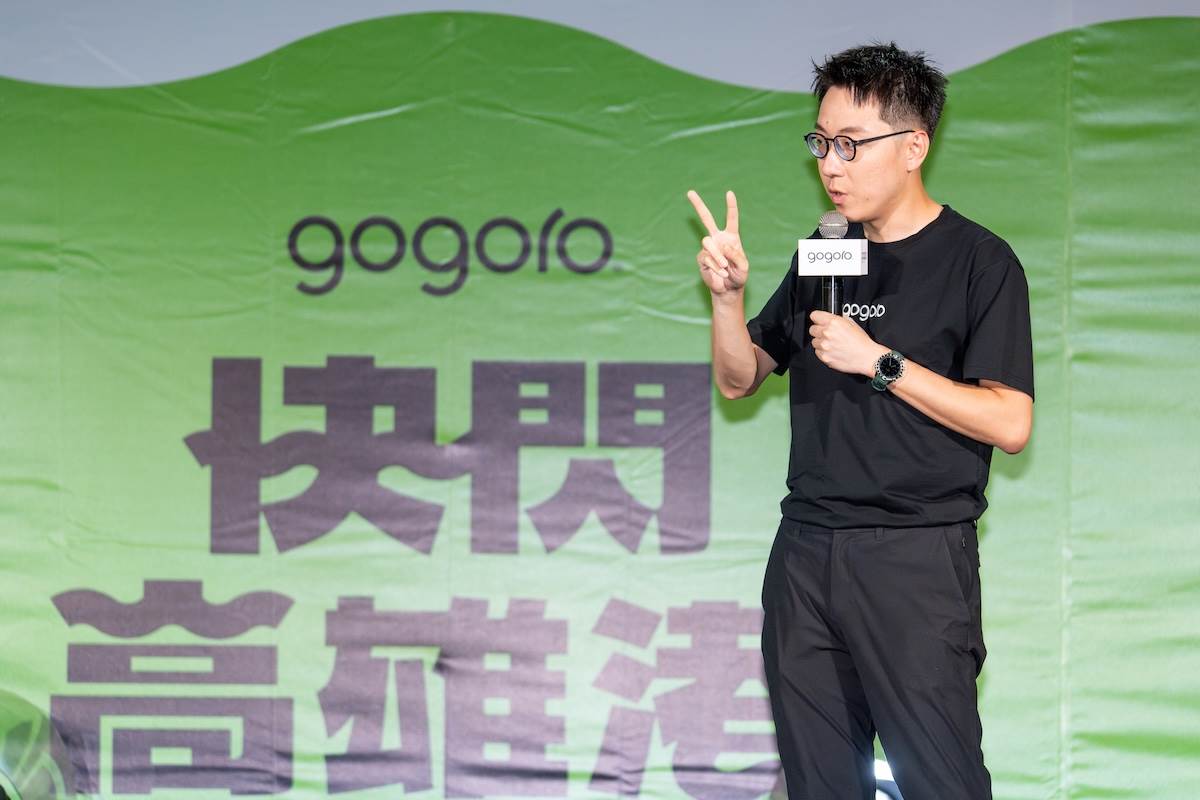 Gogoro執行長的姜家煒表示,今年是Gogoro營運10週年,我想代表Gogoro跟所有車主朋友們說一聲謝謝!(圖/林昱丞攝影)