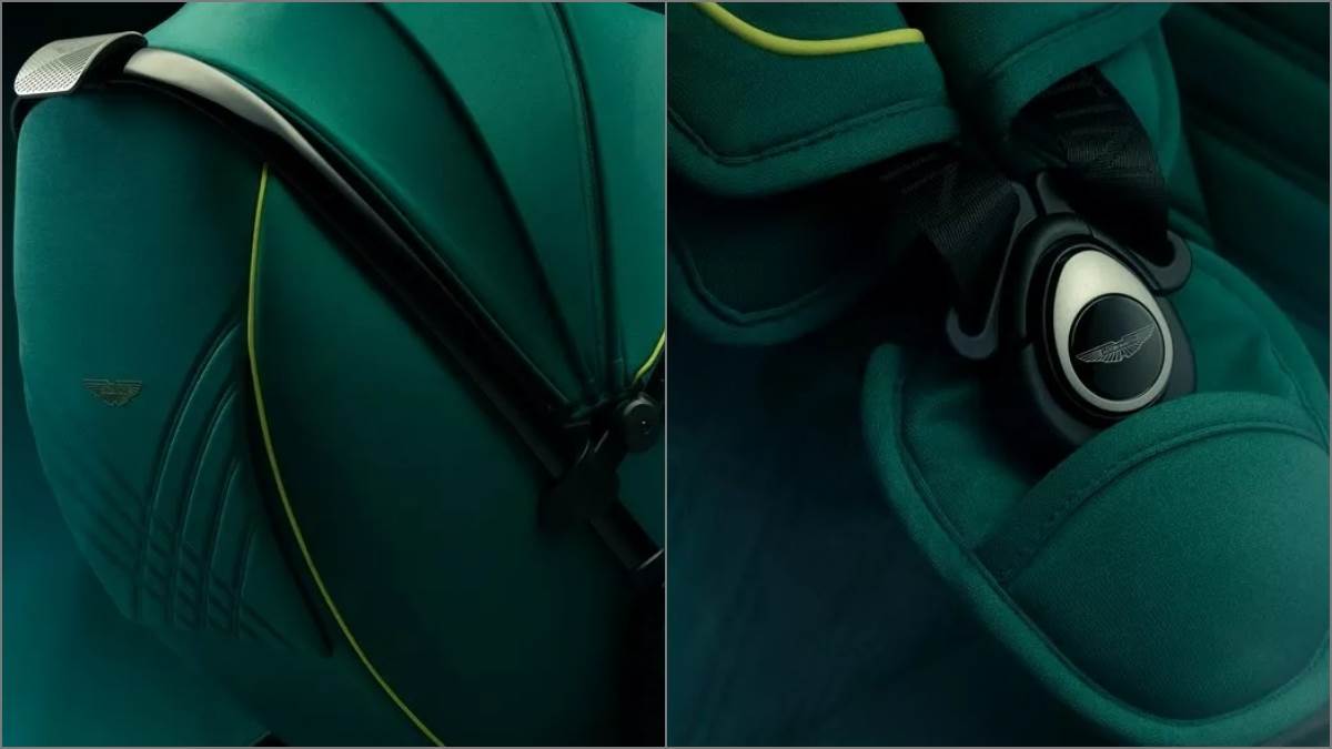 推車的細節可以看到許多Aston Martin的元素，彰顯其高貴的身份。（圖／Aston Martin提供）