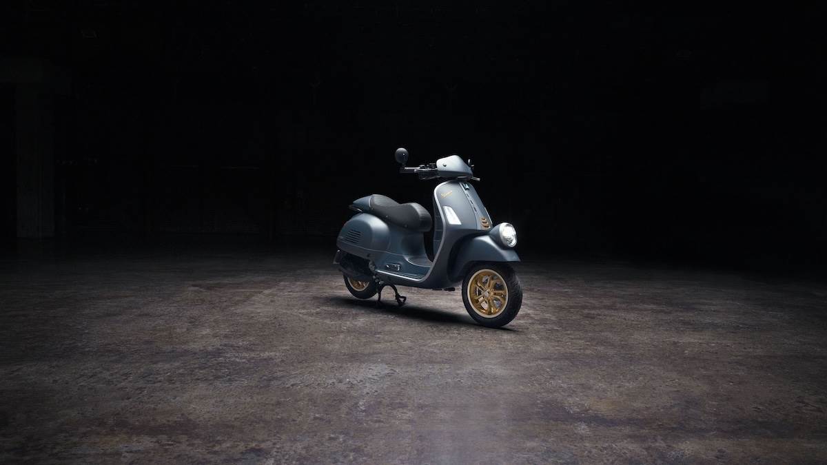 Vespa GTV Officina 8限量特仕版比Vespa Sprint Officina 8特仕版更稀少，全台僅限量25輛。（圖／太古運通提供）