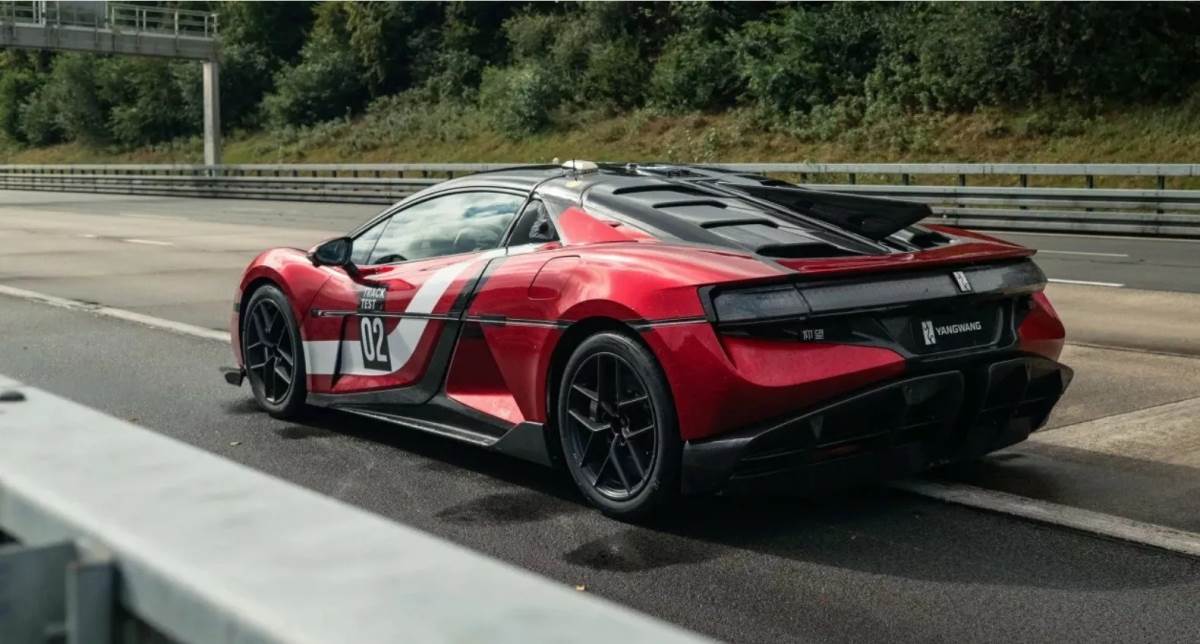 這次的測試並不是雙向平均測試，因此很多人認為該紀錄成績並不純。（圖／比亞迪提供）