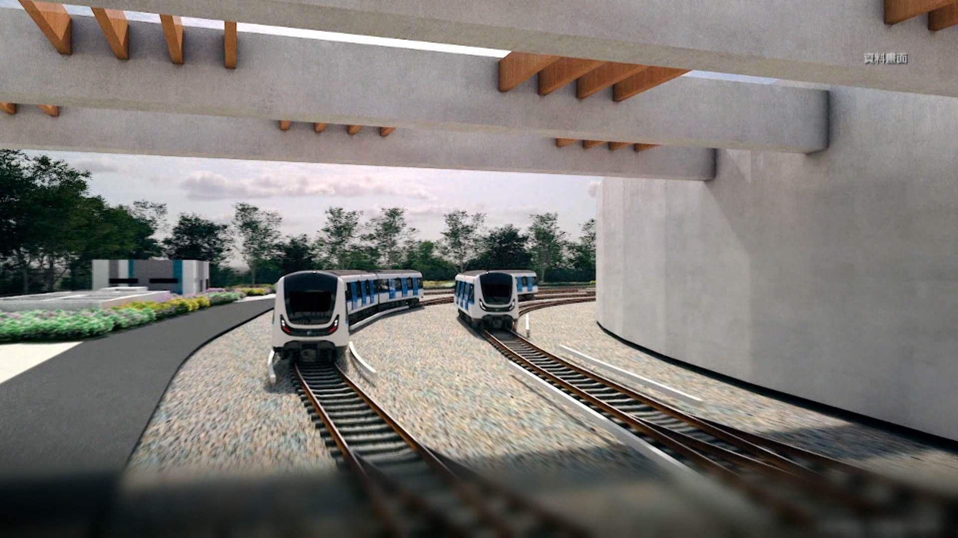 財劃法修法致<a href='/search/tags/交通部/' target='_blank'>交通部</a>預算大減，藍線補助款僅剩不到1.7億。（圖／東森新聞）