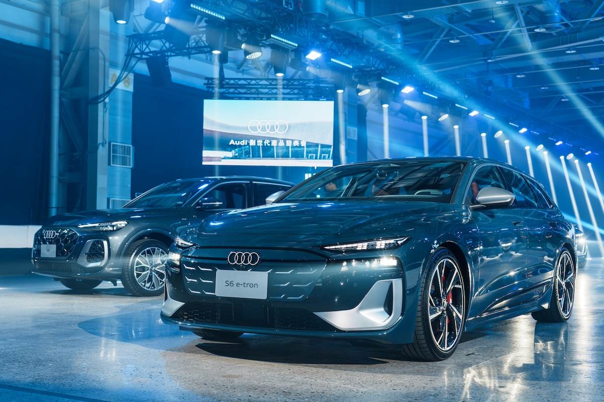 全新Audi A6 e-tron為四環品牌首款劃世代的純電旗艦房車代表作，其以PPE平台打造，最長續航里程可達756公里。（圖／林昱丞攝影）