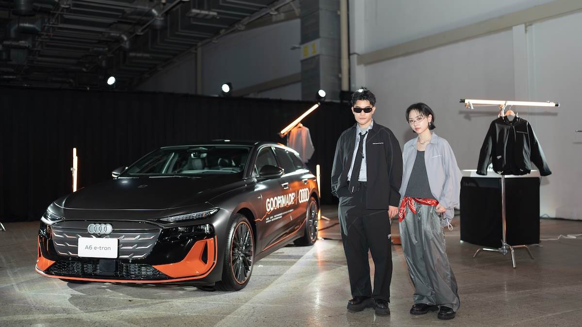 台灣奧迪攜手機能時裝品牌GOOPiMADE展開跨界合作，共同推出Audi X GOOPiMADE Collection聯名系列。二人為GOOPiMADE主理人。（圖／林昱丞攝影）