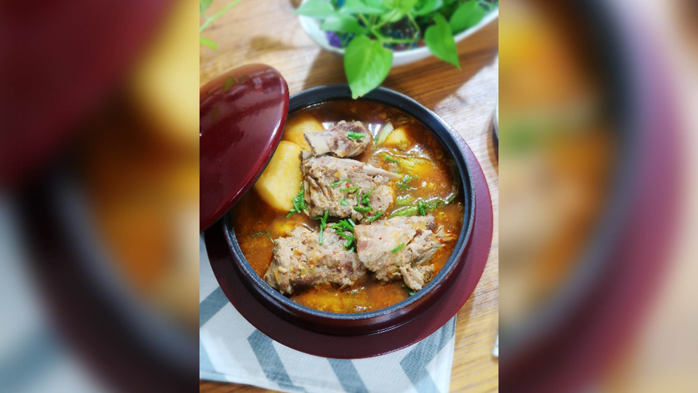 馬鈴薯燉豬骨湯。（圖／找到了旅行社提供）