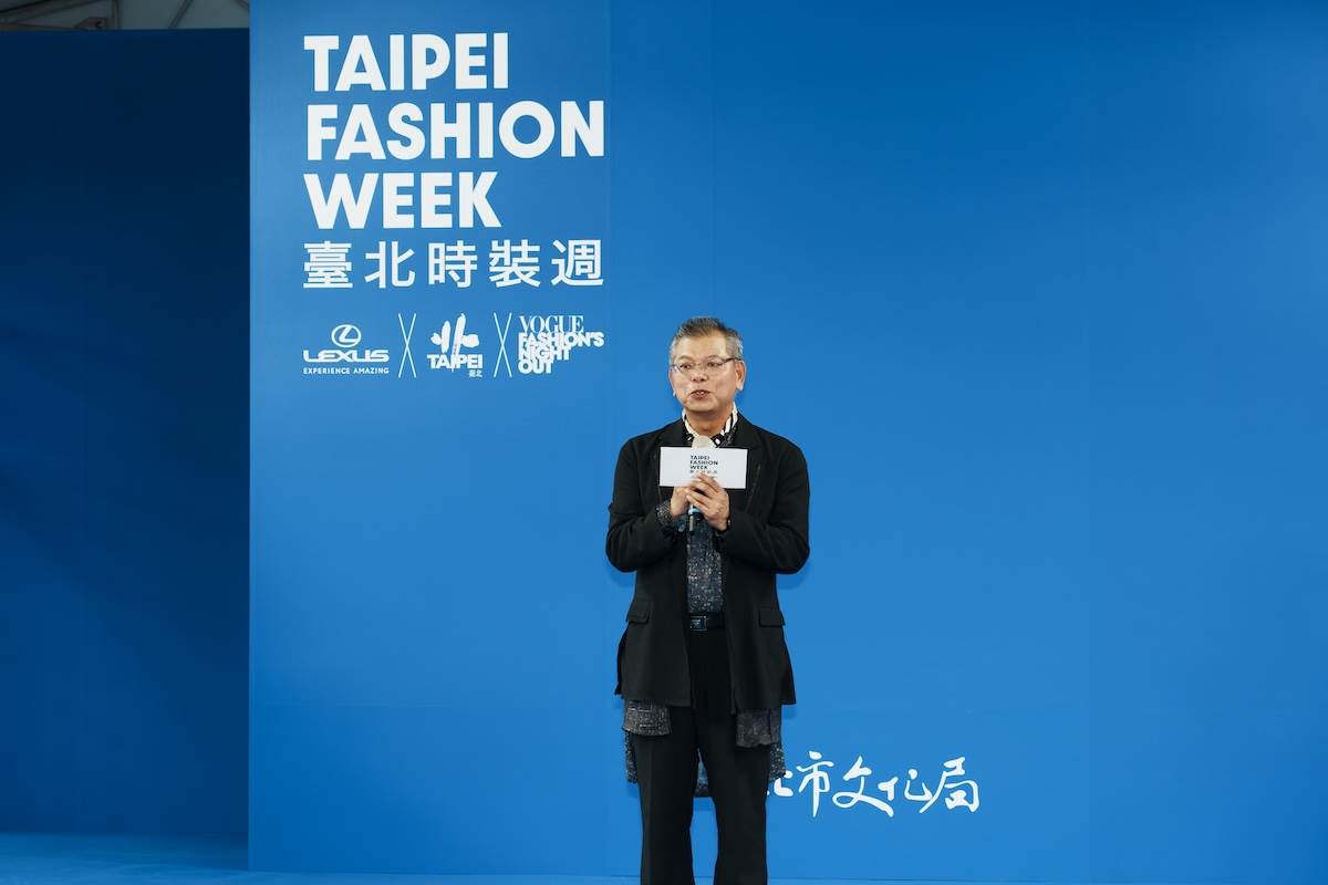 Lexus營業本部本部長賴光雄出席致詞，表達對台灣時尚產業與在地文化創意的支持。（圖／林昱丞攝影）