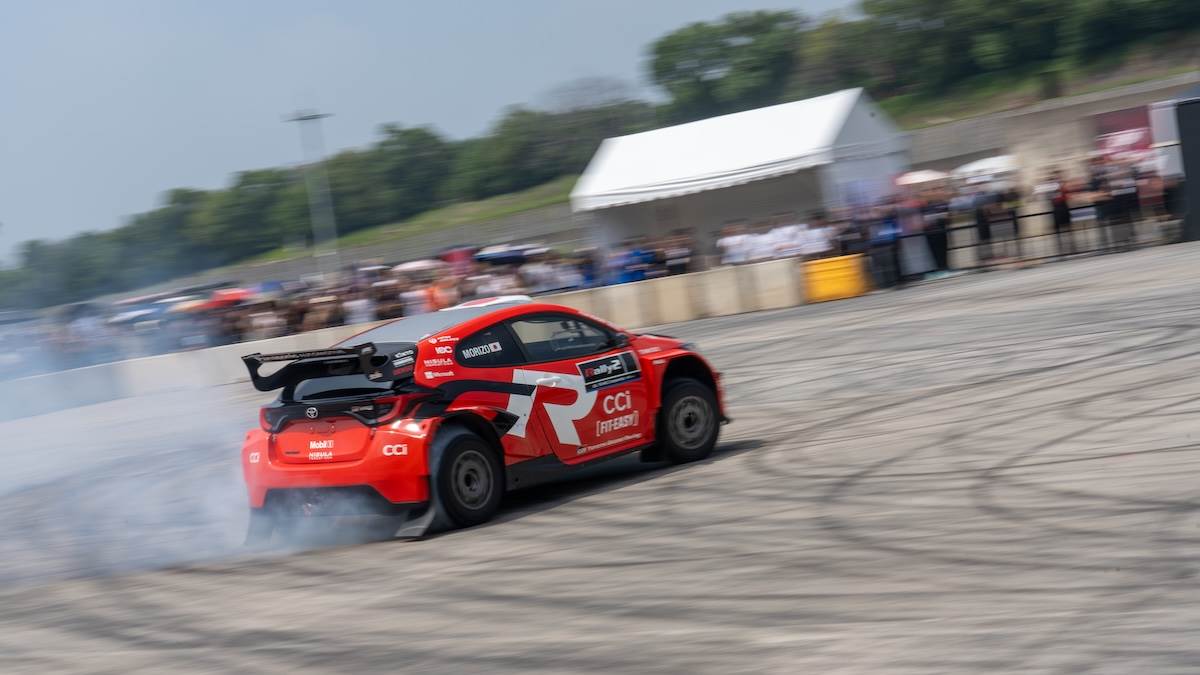 「MORIZO」豐田章男以GR YARIS Rally2火力全開現身。（圖／林昱丞攝影）