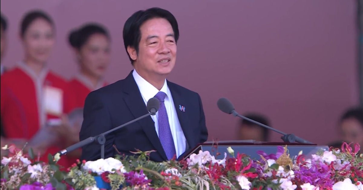 總統賴清德國慶演說。（圖／東森新聞）