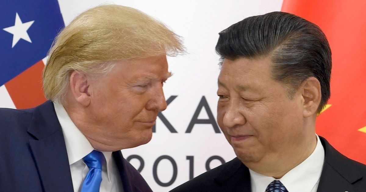 川普與習近平。（圖／美聯社）