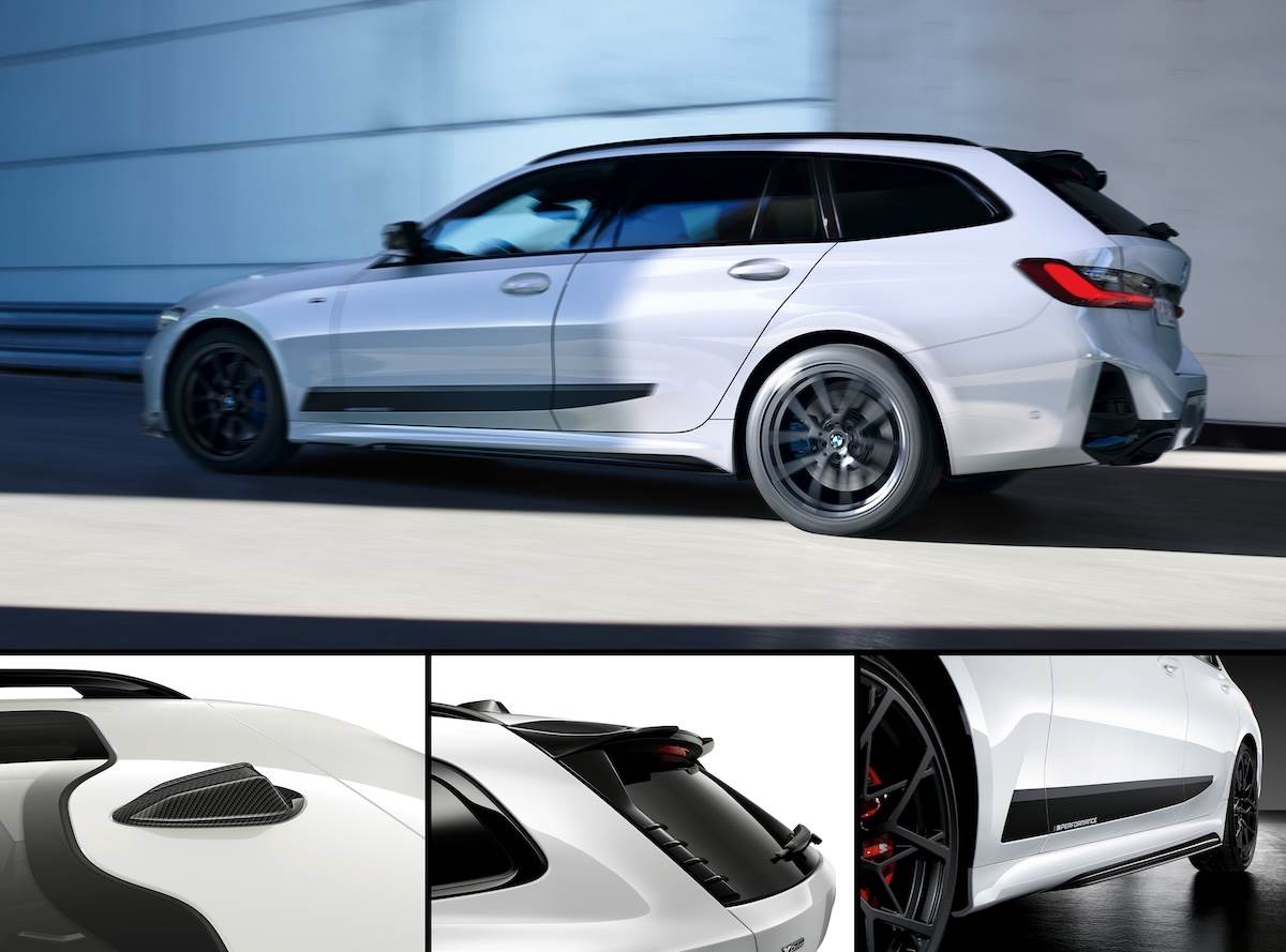 「BMW 3系列50週年M Performance賽道版套裝」含有多項專屬配備。(圖/汎德提供)