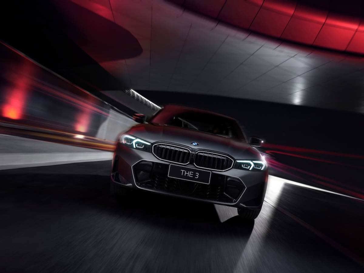 「3系列飾光水箱罩」於車頭融入極具辨識度的光影輪廓。(圖/汎德提供)