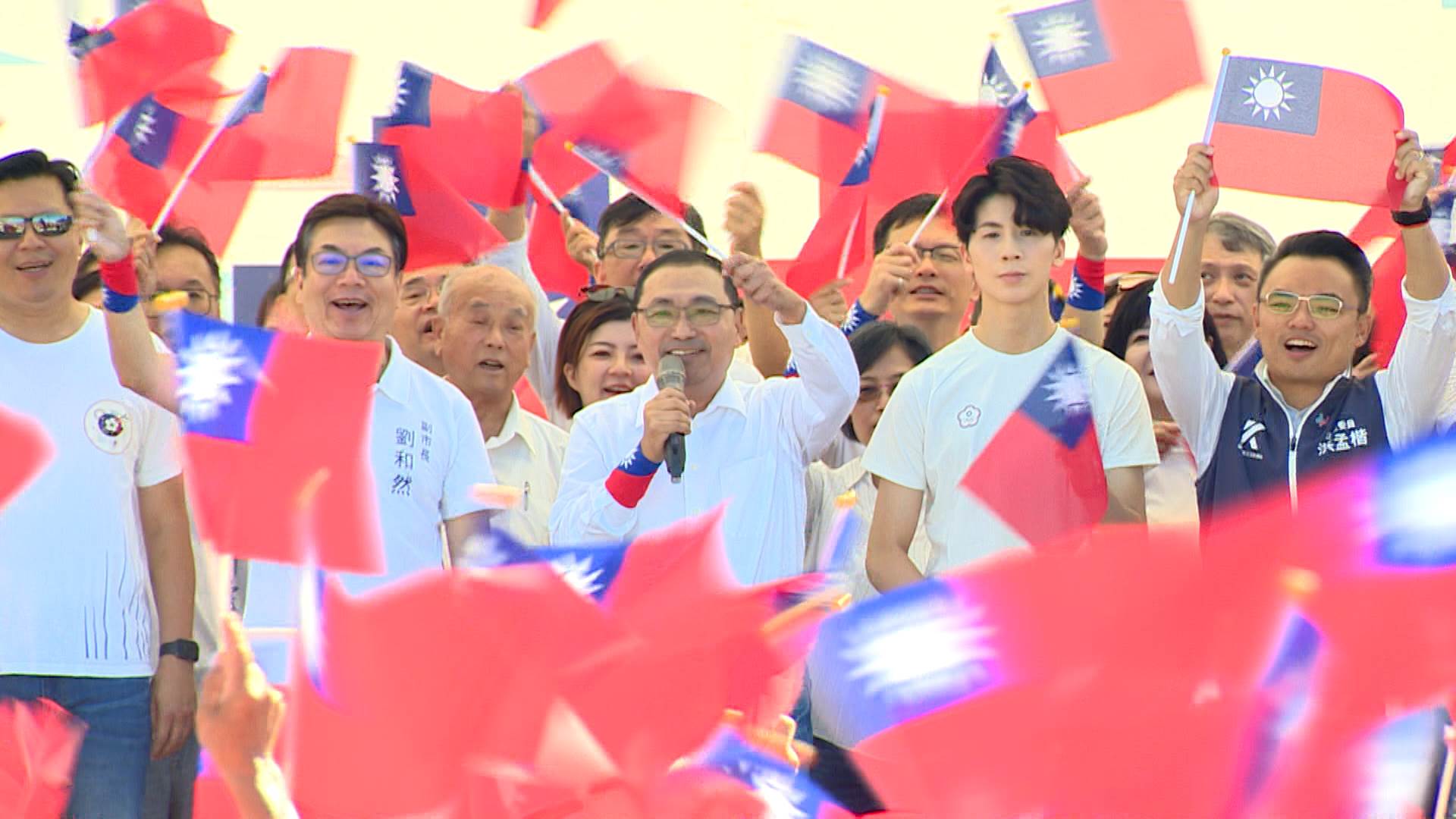 新北市長侯友宜表示郁婷精神，就是中華民國的精神。（圖／東森新聞）