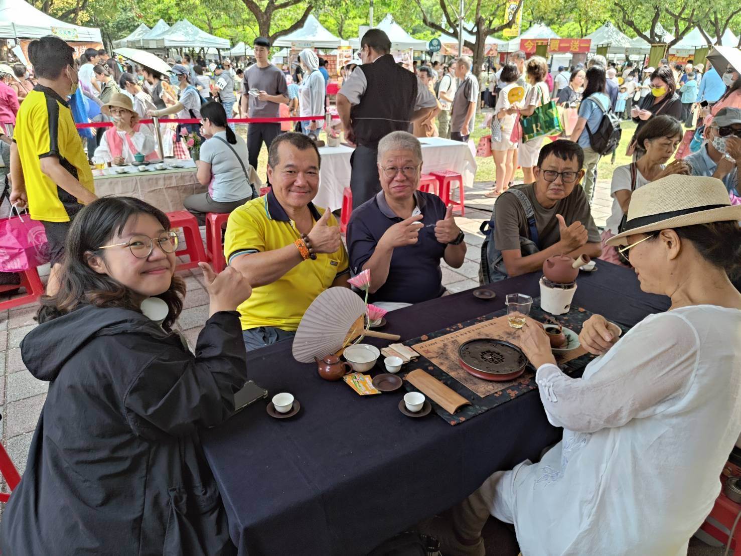 今年活動特別融入茶席文化-感受呷糕餅-配好茶。（圖／台中市政府經濟發展局提供）