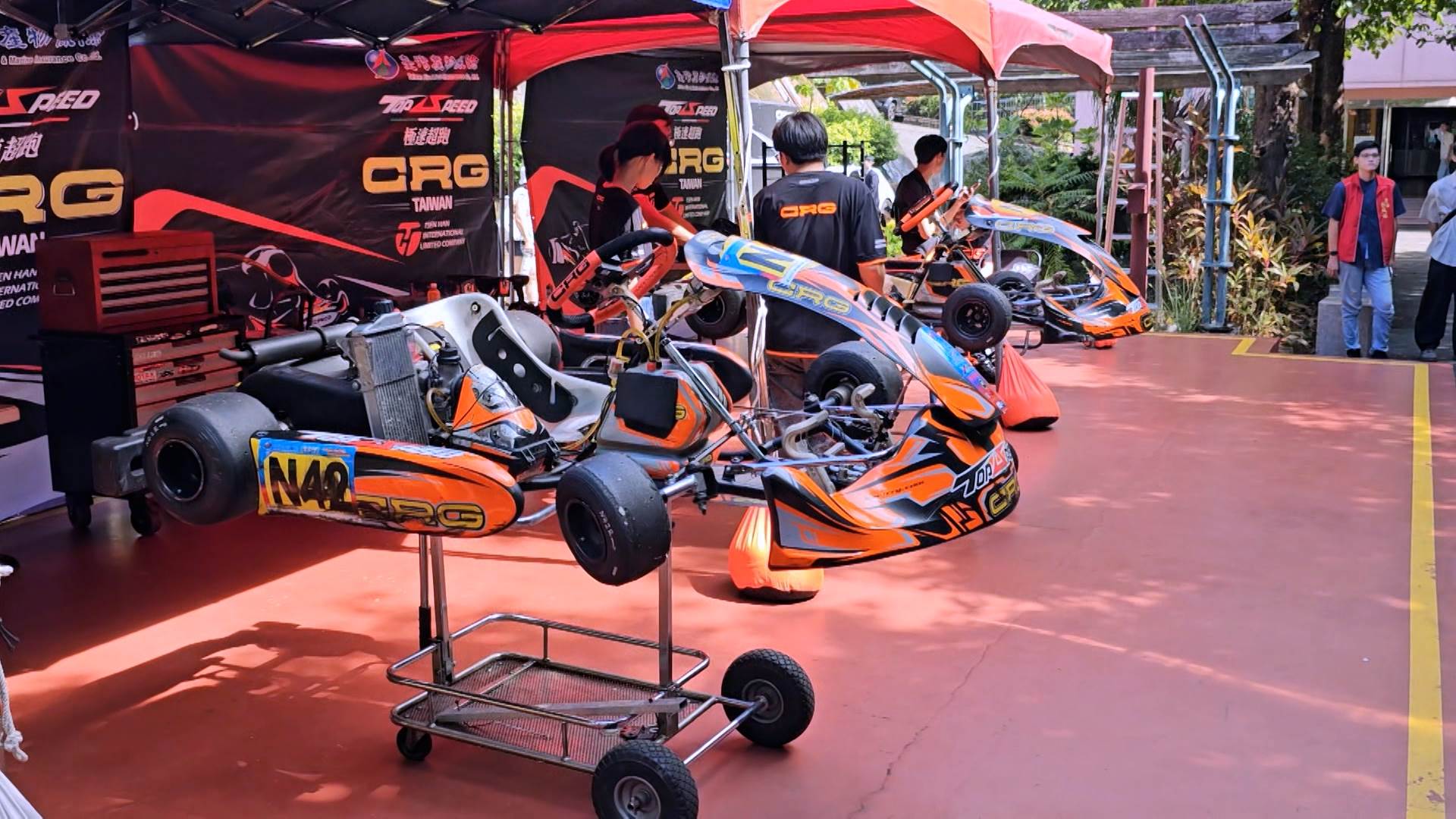 光啟高中打造結合教學與賽事功能的卡丁車基地，盼培育更多專業技術人才。（圖／東森新聞）