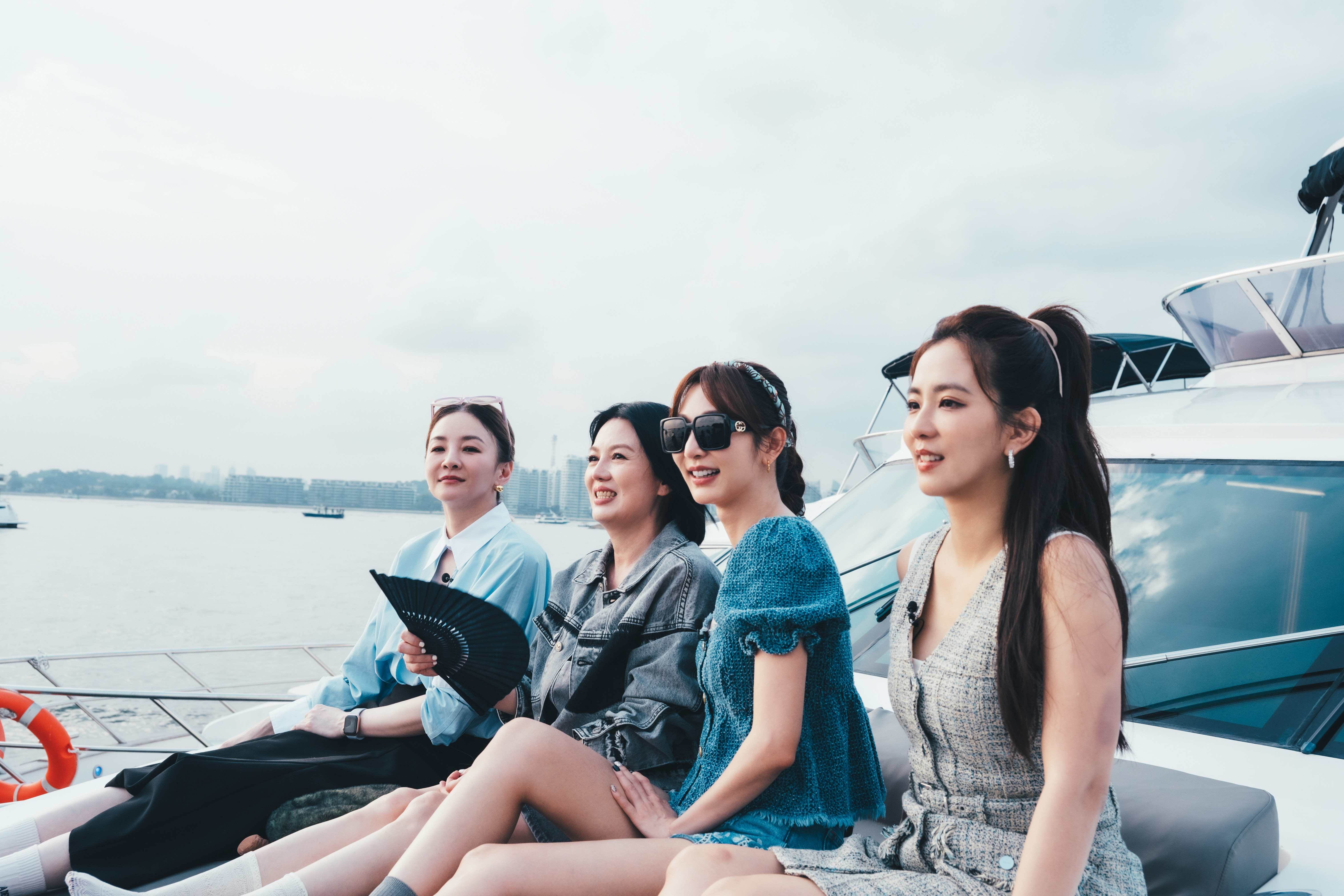 圖說:女神們登遊艇享受貴婦行程。(資料來源:東森綜合台提供)