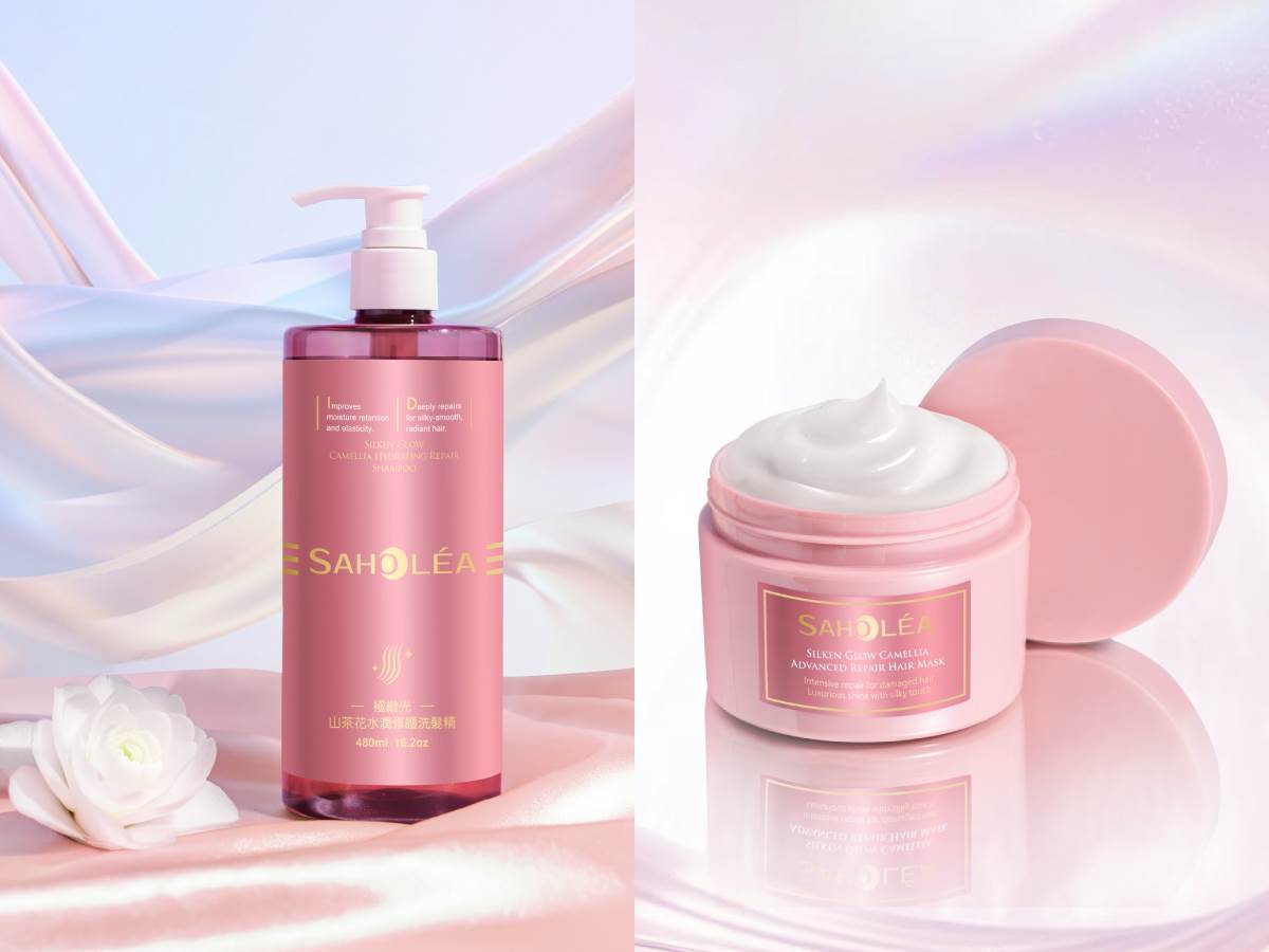 極緞光山茶花系列鎖定「受損、毛躁、斷裂」三大痛點。（圖／品牌提供）