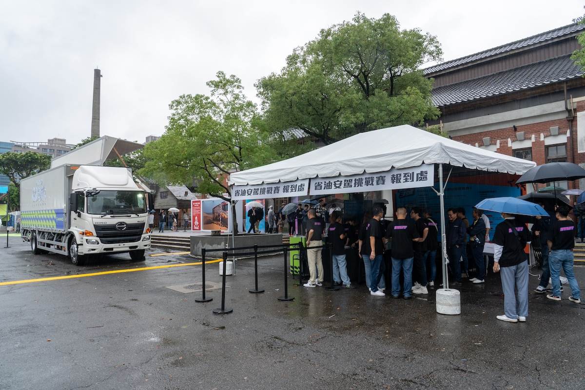 「HINO省油安駕挑戰賽」駕駛指定路線評測油耗表現。（圖／林昱丞攝影）