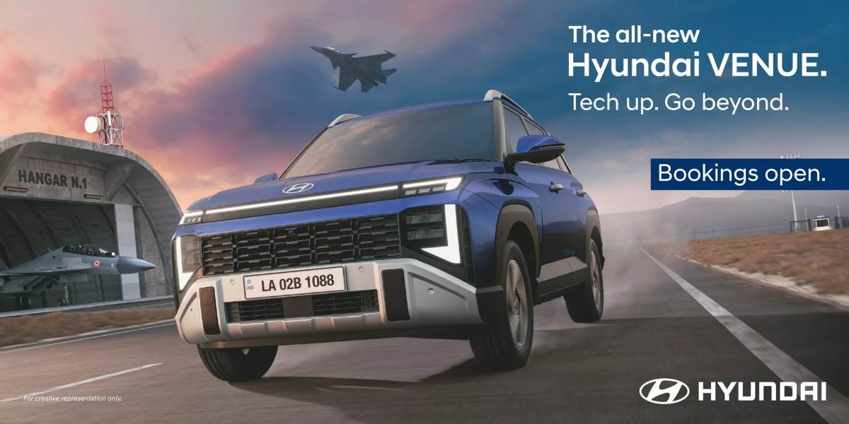 車頭採用雙角式日行燈設計搭配四光束LED燈組及貫穿式燈條，凸顯科技感與視覺霸氣氛圍。（圖／現代提供）