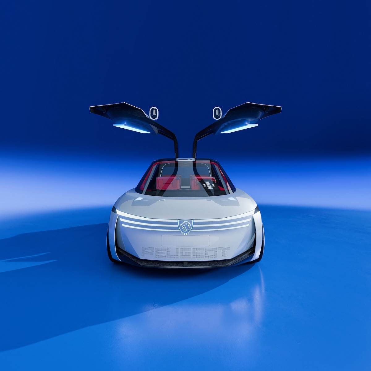 車頭採用水平延展的燈組設計,勾勒出兼具力量與速度感的動態姿態。(圖/PEUGEOT提供)