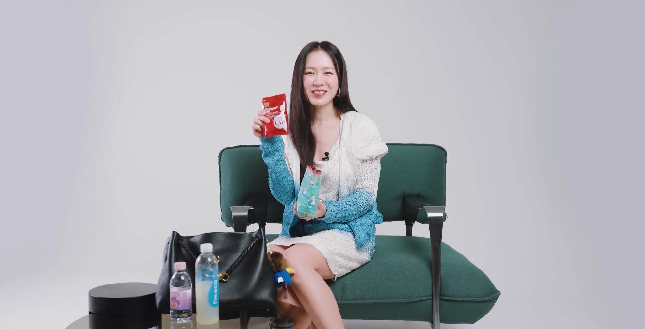 孫藝珍選擇用演戲堆出影壇地位，也選擇用膠原飲維持最好的自己。（圖／VOGUE KOREA提供）