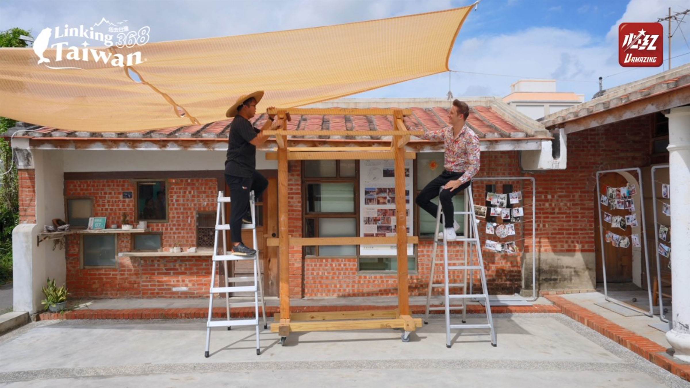 因年代久遠、結構受損，社區近年透過文化部私有老建築保存再生計畫進行修繕，期望延續其文化傳承與公共使用的角色。（圖／《Linking 368 Taiwan恁去台灣》提供）