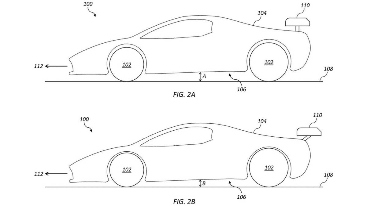 這項專利是透過車輛當中的GPS定位器與原廠設定的賽車場區域範圍組成，要在特定範圍內才可以開啟賽道模式。（圖／翻攝自美國專利局）