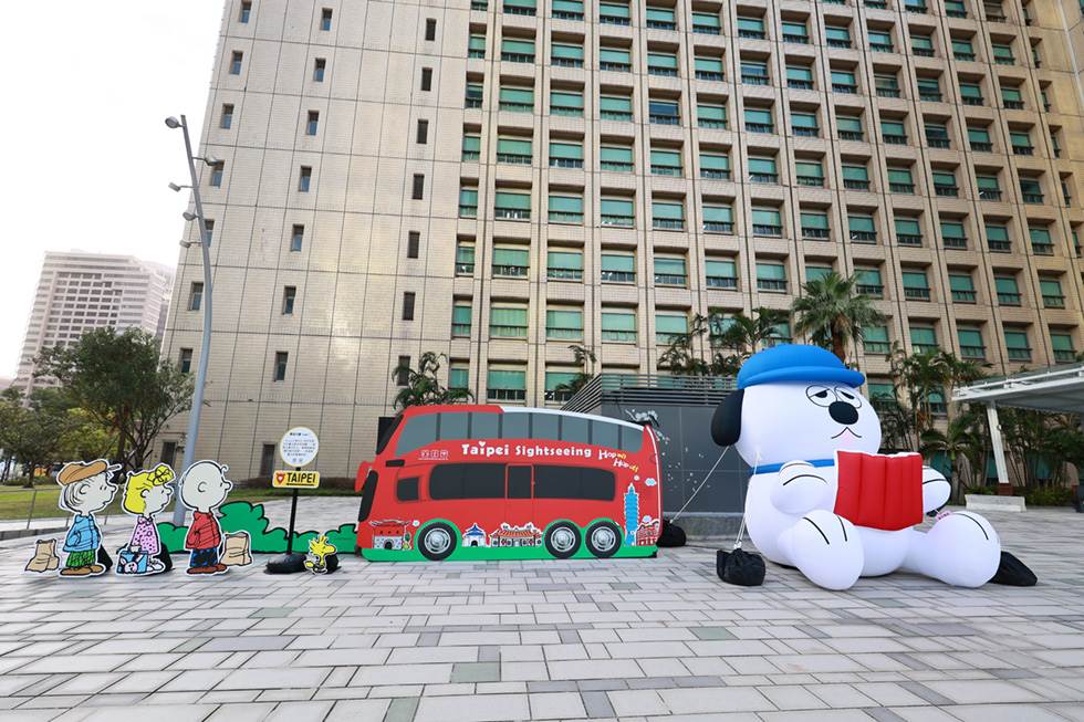 圖5：Olaf邀你一起搭觀光巴士遊臺北