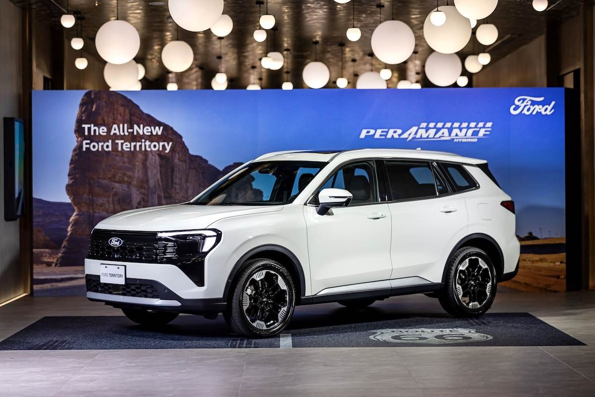 外觀採用Ford最新「Bold Energetic」設計語彙，結合F-150、Bronco與Mustang的元素。（圖／福特六和提供）