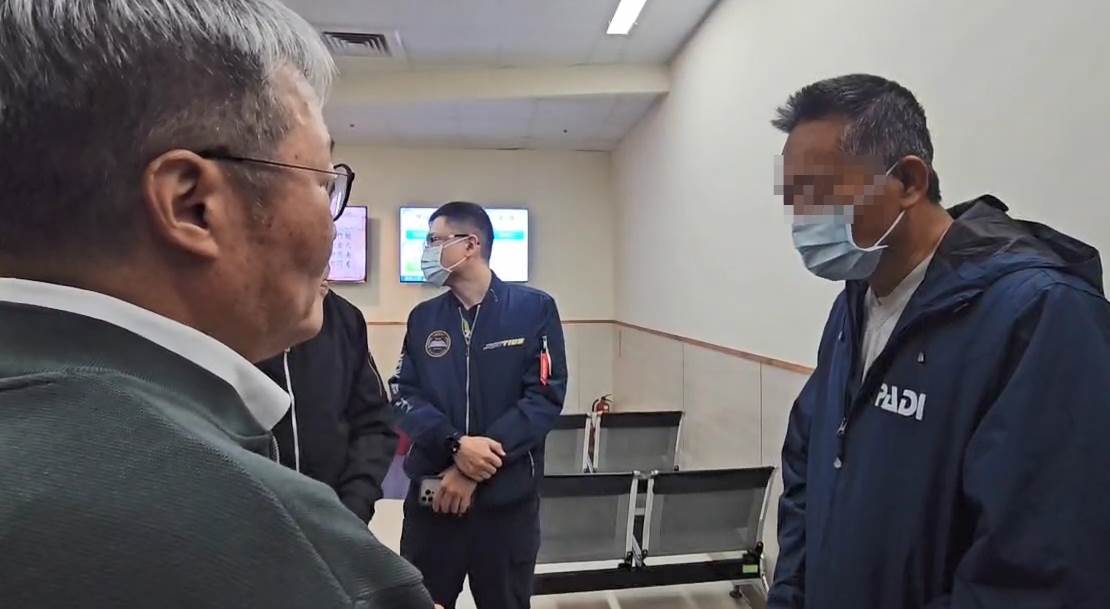 林員的父親也是警察,近期才剛退休。(圖/東森新聞)