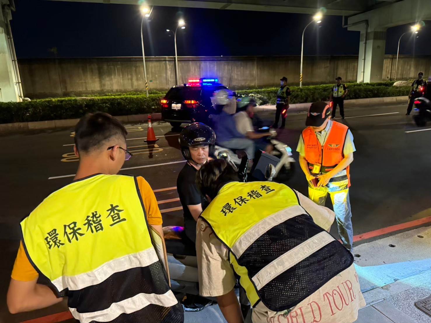 新北警與環保局聯手啟動「靖音專案」。（圖／新北市政府警察局）