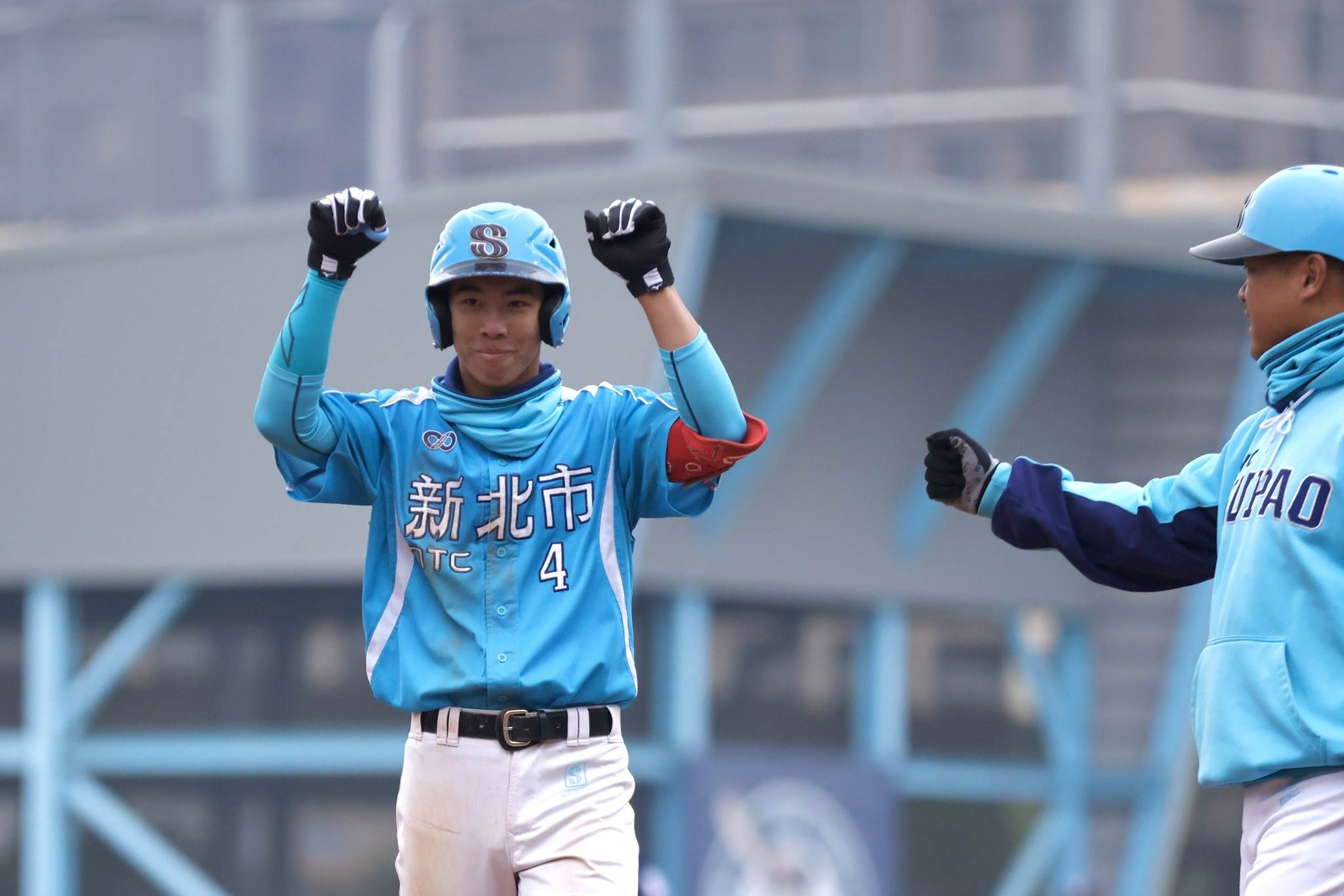 2025新北富邦U18棒球賽+新北市藍隊由穀保家商組成+隊長張乙安扛起中心棒次。（圖／新北市政府體育局提供）