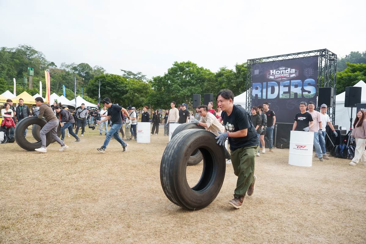現場安排了豐富的趣味挑戰與互動遊戲,讓車主在輕鬆的氛圍中交流。(圖/Honda Taiwan提供)