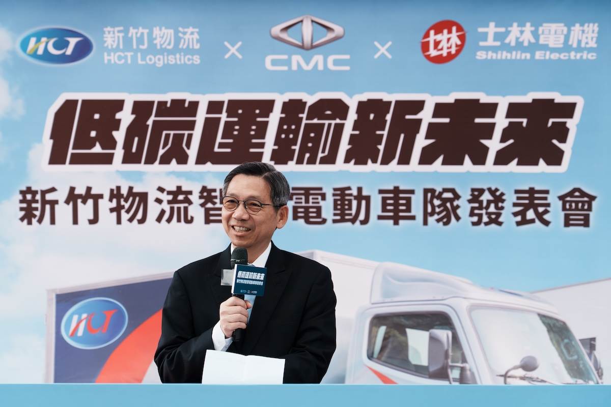 士林電機總經理郭約瑟表示,本次與中華汽車合作,使用具備高輸出扭力,與高效率兩項特性的「130kW二合一動力馬達」。(圖/林昱丞攝影)