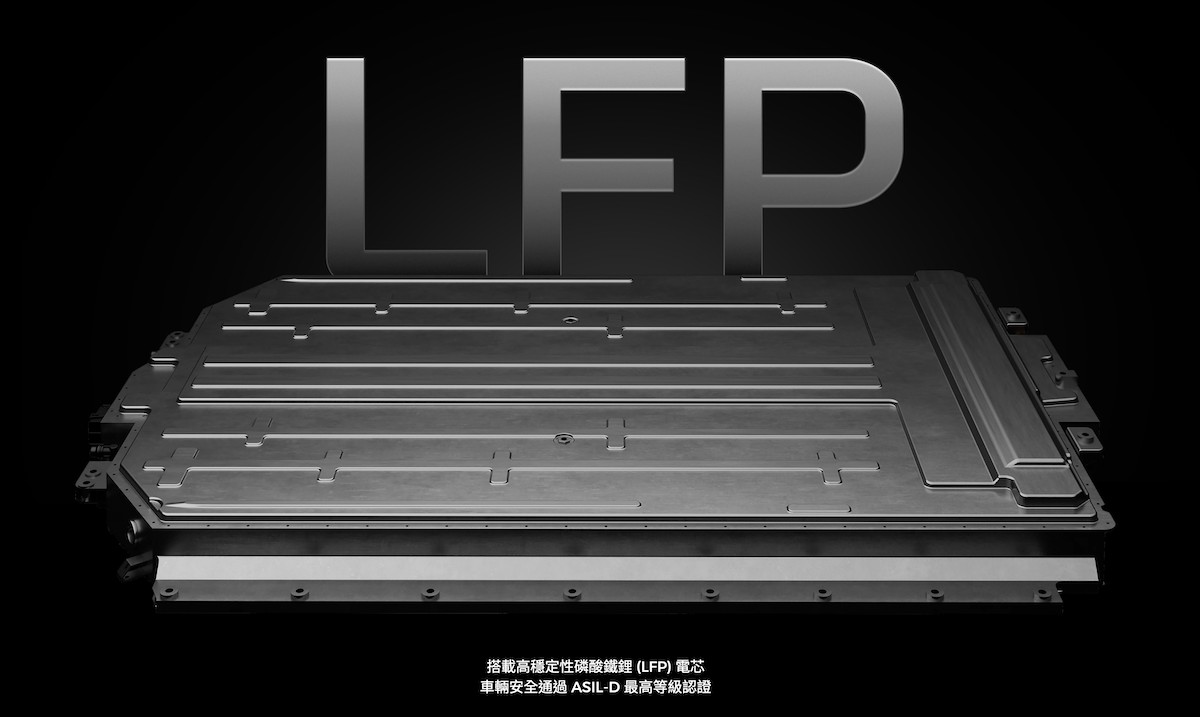 全車系採用57.7 kWh磷酸鋰鐵電池，快充規格是CCS2，最大充電功率為134 kW，10-80%將會低於30分鐘。（圖／Foxtron官網）