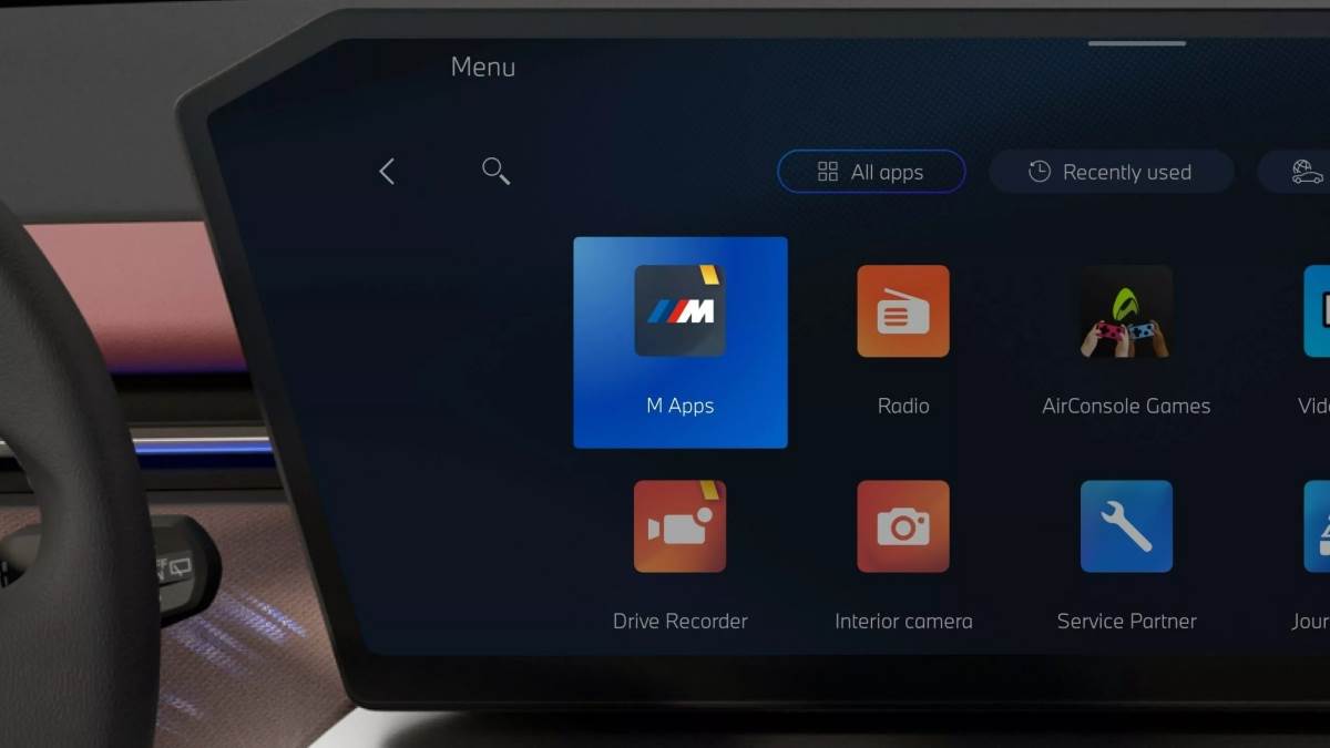 新的車機系統中將新增一款應用程式，可以進入不同的儀表畫面。（圖／BMW提供）
