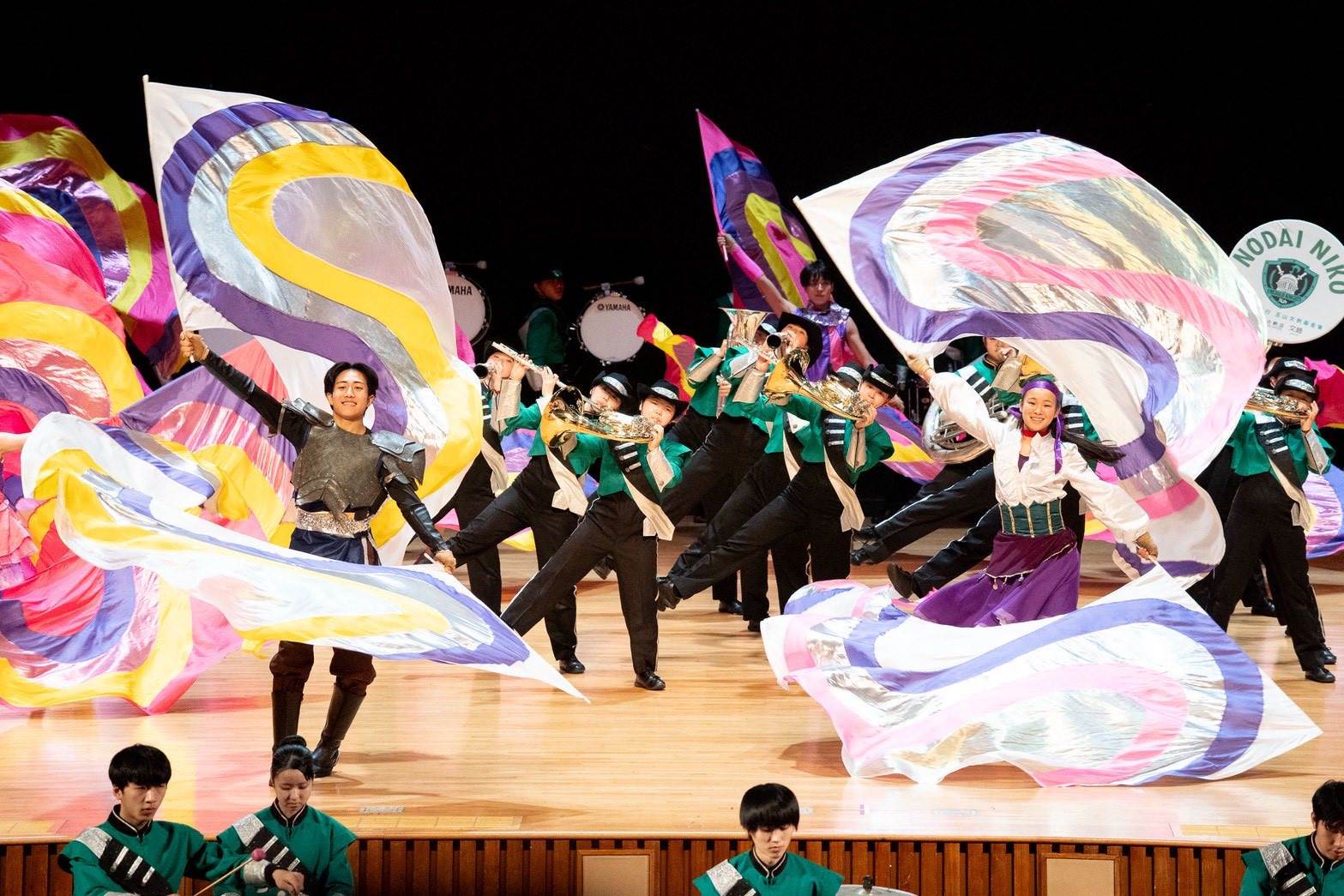 整齊劃一的演奏與動作，感動現場觀眾。（圖／<a href='/search/tags/中華文化總會/' target='_blank'>中華文化總會</a>提供）