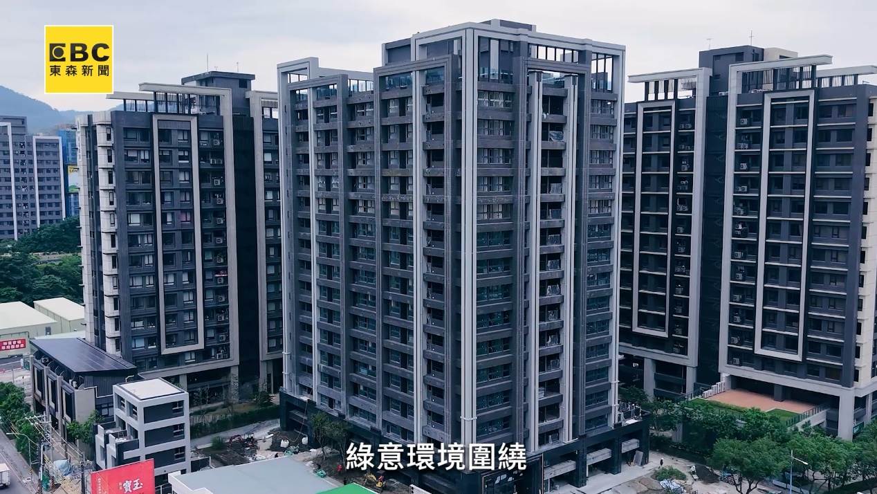 紅布朗花園基地面積約1,335坪，規劃7戶店面、300多戶住宅。（圖／東森新聞）