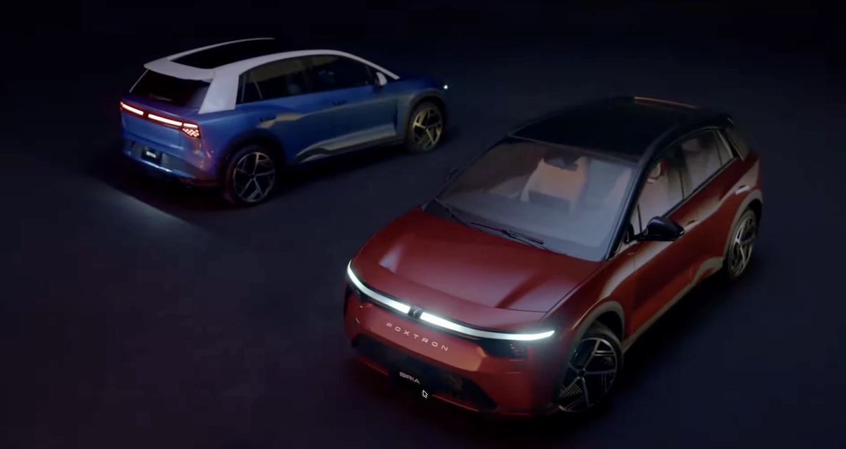 在外觀與空氣動力學設計方面， Foxtron強調BRIA透過流線造型設計。（圖／FOXTRON YouTube）