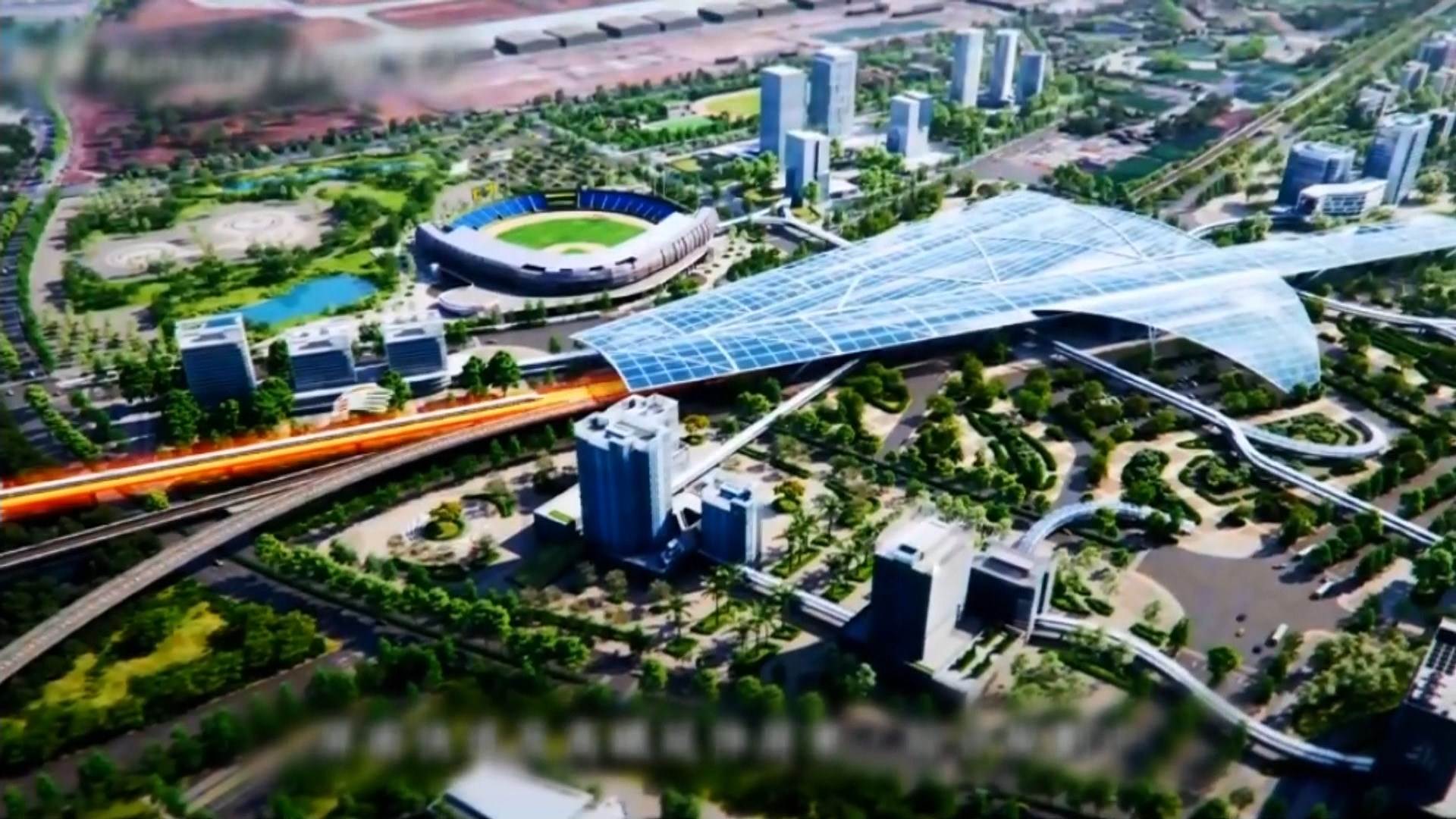 隨著高鐵進駐與鐵路高架化完成，未來將帶動百貨公司、飯店及商業大樓進駐，將成為屏東未來發展競爭的重要關鍵。（圖／東森新聞）