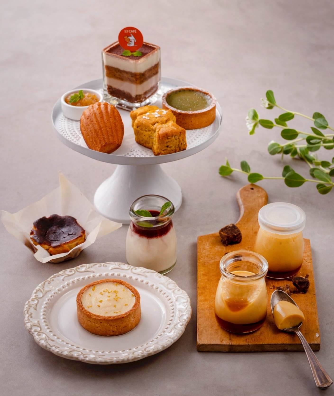 餐點攜手「里仁」、「玄米大吟釀」及「甜素-Sweet Vegan」等夥伴，貫徹「友善環境」。（圖／十三行博物館提供）