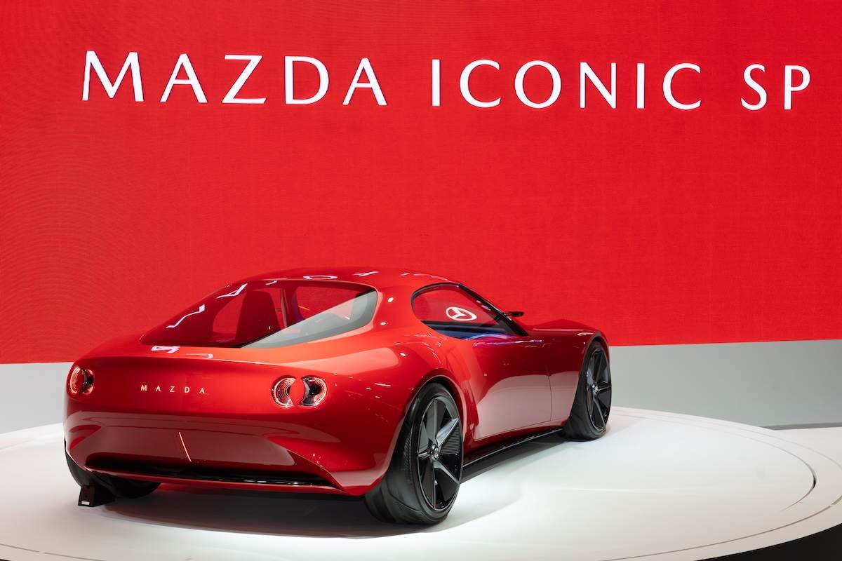 MAZDA ICONIC SP概念跑車。（圖／林昱丞攝影）
