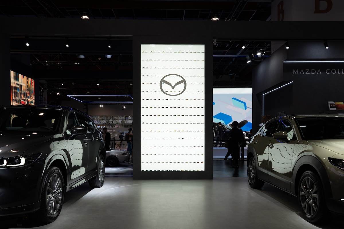 「MAZDA 小車大秀」集結全台逾百位車迷珍藏的256輛MAZDA模型車。（圖／林昱丞攝影）